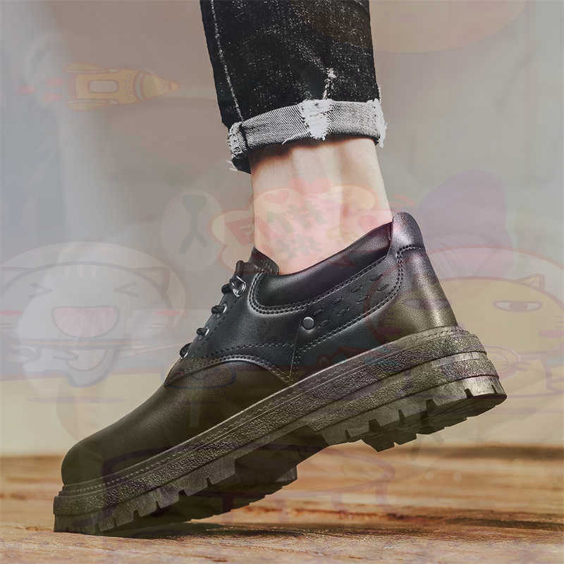 Outdoor Camping Light Ideas - Dunkles Naturleder, modische Turnschuhe, Tennis-Herren-Turnschuhe, modische