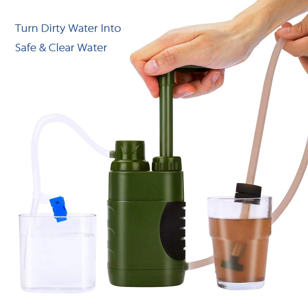 Outdoor Camping Direct - Outdoor-Wasserfilter für Direktes Trinken Tragbarer Wasserreiniger