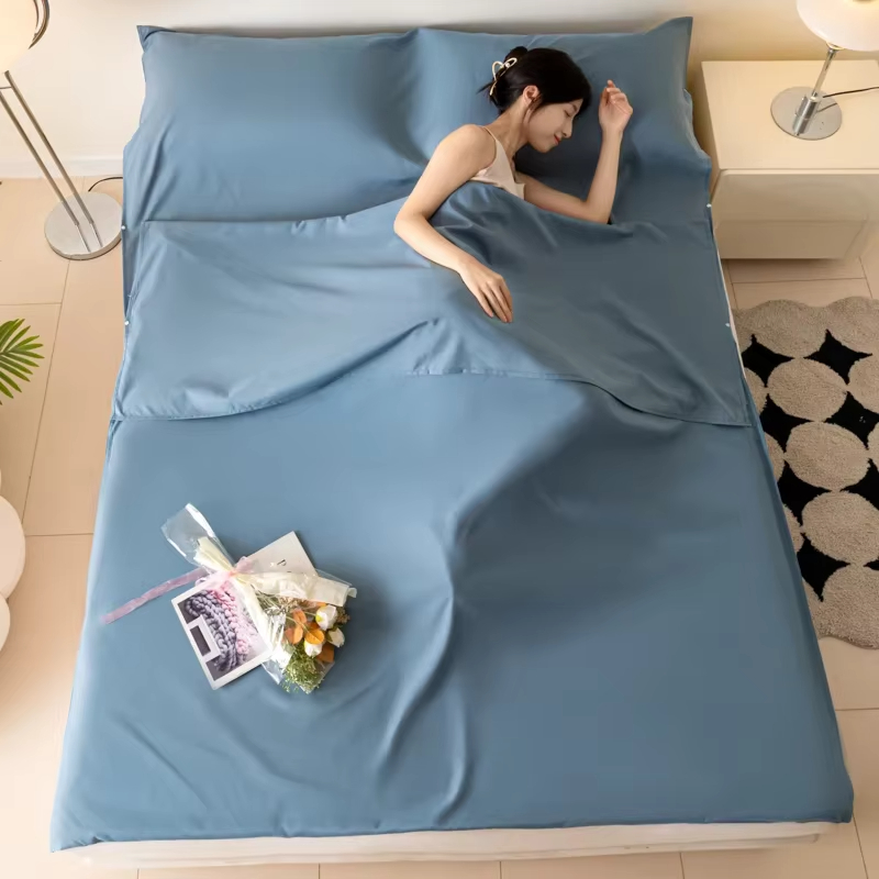 Outdoor Camping Sleeping Bag - Schlafsack-Leichtfutter aus Baumwolle für Camping, Reisen,