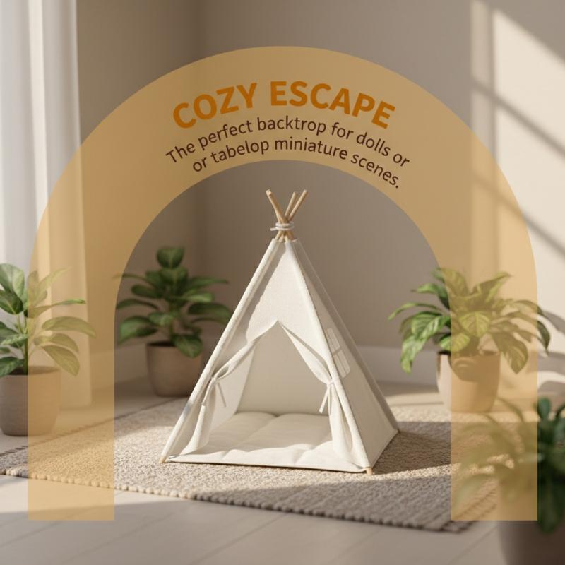 Outdoor Camping Gazebo - [JN] 1:12 Maßstab Campingzelt-Modell Dekoration Simuliertes
