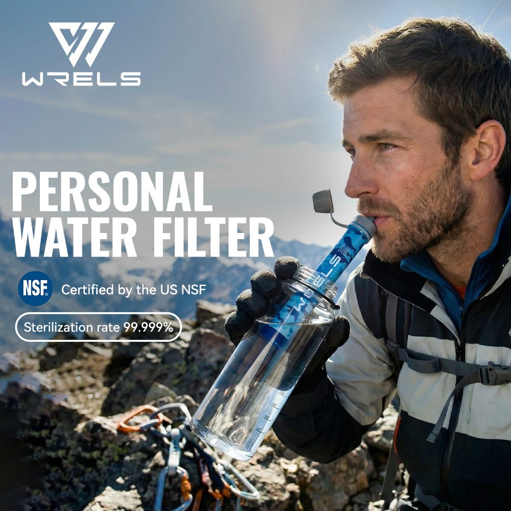 Outdoor Camping Direct - WRELS Tragbares Wasserfilterset für den Außenbereich,