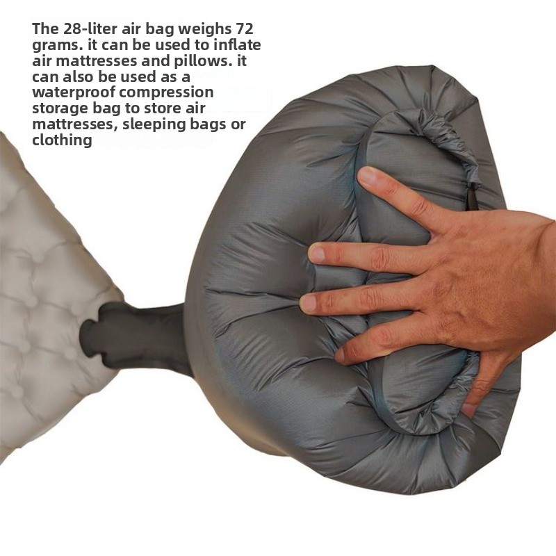 Outdoor Camping Sleeping Bag - Ultraleichte, tragbare, verdickte, aufblasbare Isomatte für