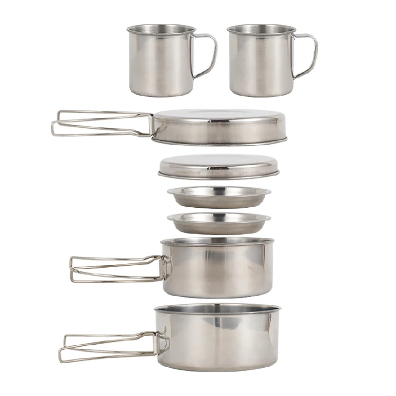 8-teiliges Camping-Kochgeschir – Outdoor Camping Kitchen Set Bewertung und Preis