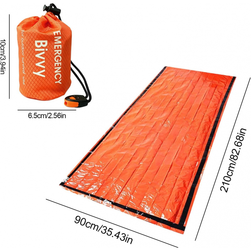2er-Pack Notfall-Schlafsack, P – Outdoor Camping Sleeping Bag Bewertung und Preis