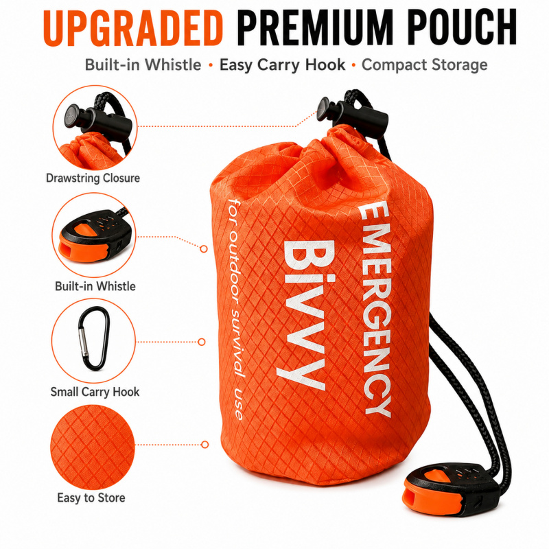 2er-Pack Notfall-Schlafsack, P – Outdoor Camping Sleeping Bag Bewertung und Preis