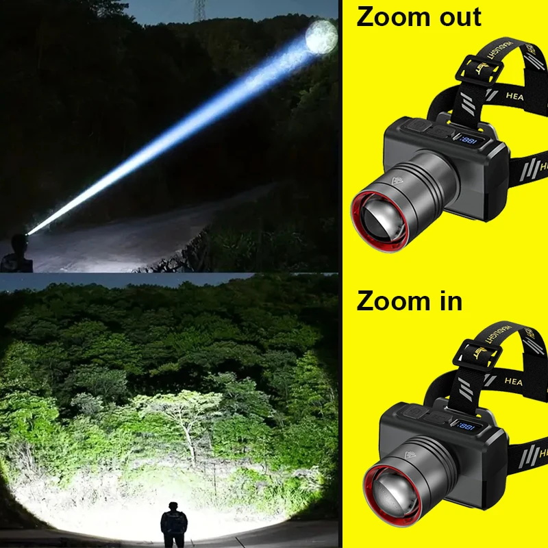 2026 LED Digitale Wiederauflad – Headlamp Bewertung und Preis