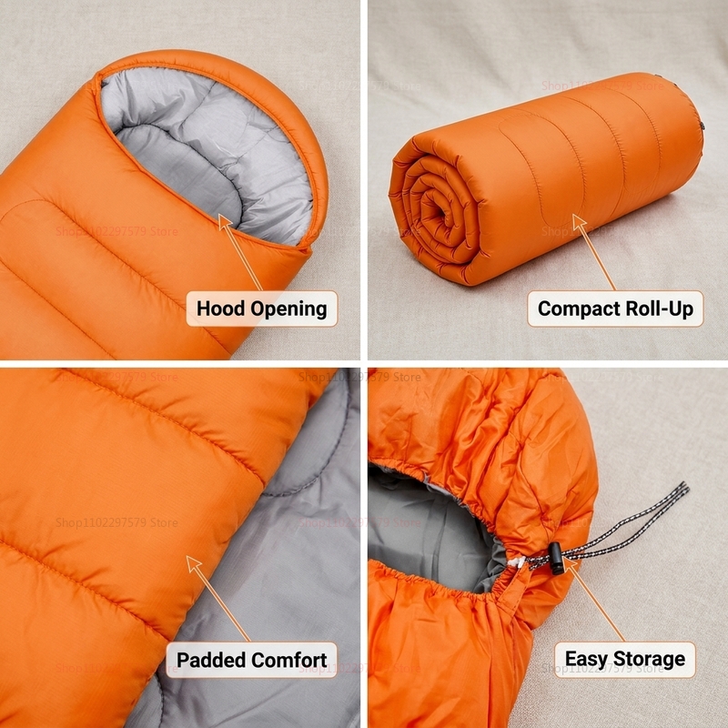 Camping-Schlafsack, leicht, fü – Outdoor Camping Sleeping Bag Bewertung und Preis